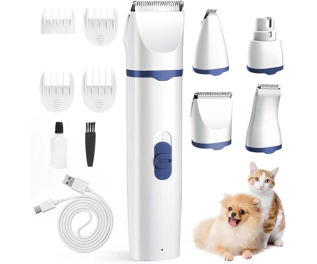 Image de présentation de la tondeuse sans fil pour chat de la marque Airminti