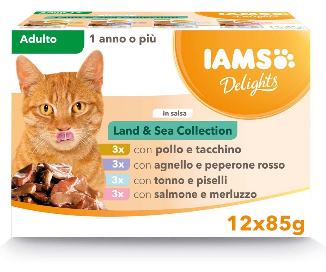 Boîte de 12 sachets fraicheurs Iams Delights