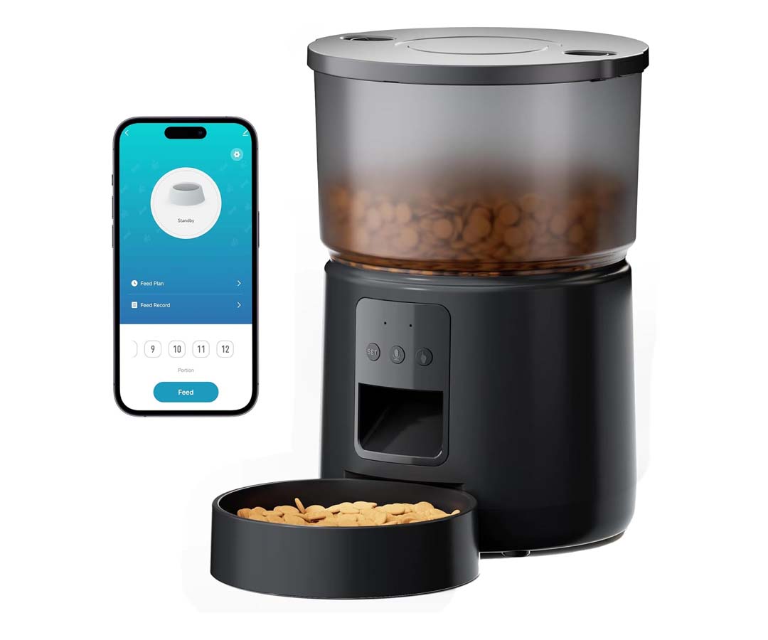 Présentation du distributeur automatique de croquettes pour chat Bemoony