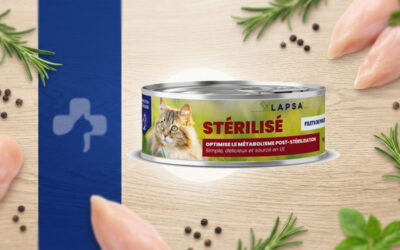 Mousse Filets de Poulet pour Chat Stérilisé – Lot de 24 boîtes de 70g – Lapsa