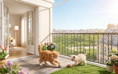 Sécuriser le balcon pour votre chaton : les 3 règles d’or